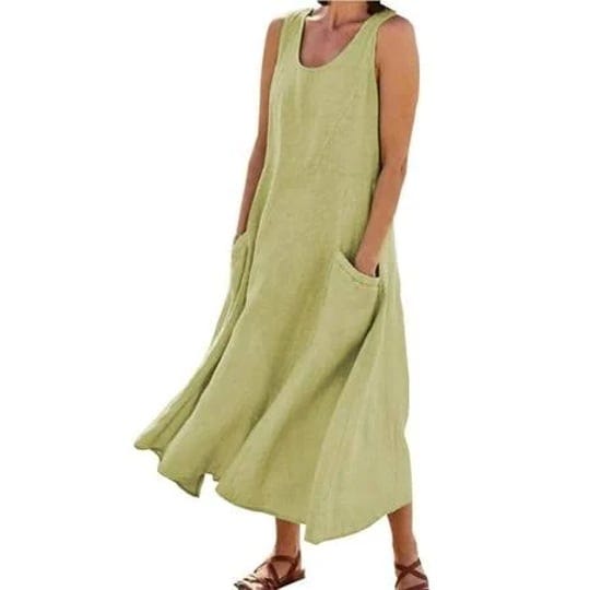 jinyiqing-deals-warehouse-sale-womens-cotton-linen-casual-loose-pockets-maxi-dress-summer-casual-sun-1