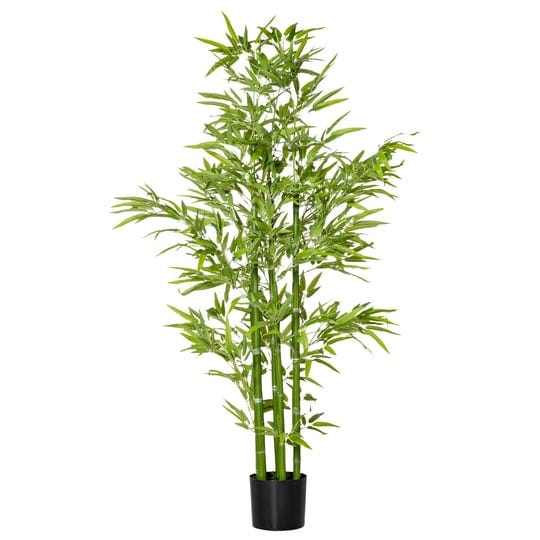 homcom-59-in-green-artificial-bamboo-tree-in-pot-830-447-1