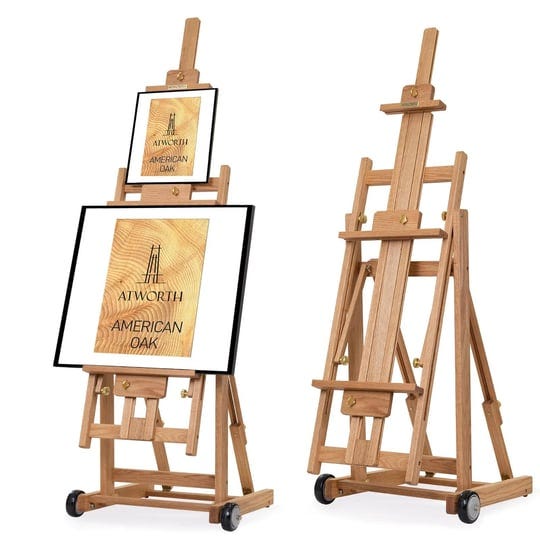 atworth-multi-function-h-frame-artist-easel-deluxe-american-red-oak-wooden-studio-floor-easel-stand--1