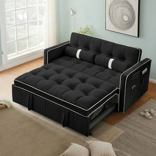muumblus-55-5-inch-pull-out-sofa-bed-2-seater-loveseats-sleeper-convertible-futon-sofa-bed-with-adjs-1