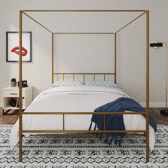 novogratz-marion-canopy-bed-gold-full-1