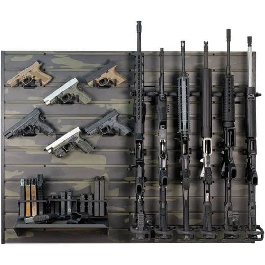 hold-up-displays-black-camo-gun-wall-bundle-hd100-bc-1