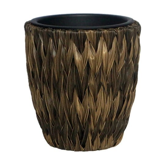 infinity-12-in-h-x-11-in-d-plastic-twisted-banana-leaf-planter-brown-1
