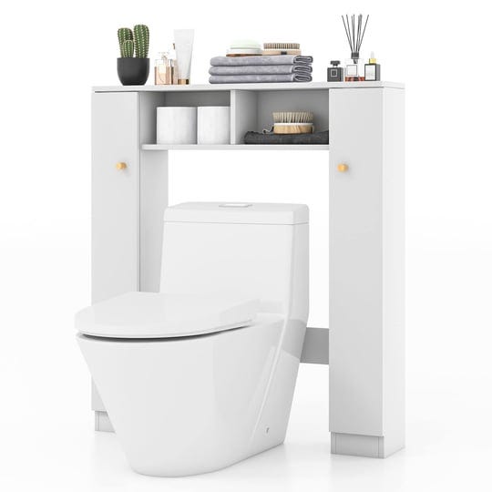 tangkula-over-the-toilet-storage-cabinet-freestanding-above-toilet-organizer-w-10-level-adjustable-s-1