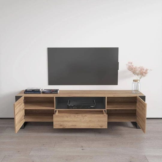 meble-furniture-woody-71-inch-modern-all-high-gloss-tv-stand-oak-gray-1