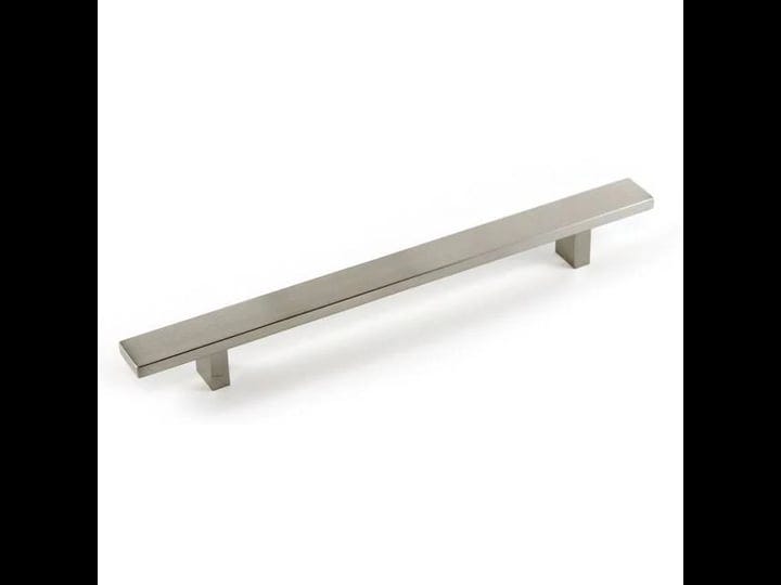 12-inch-rectangular-design-cabinet-handle-contemporary-12-inch-rectangular-brushed-nickel-cabinet-ba-1