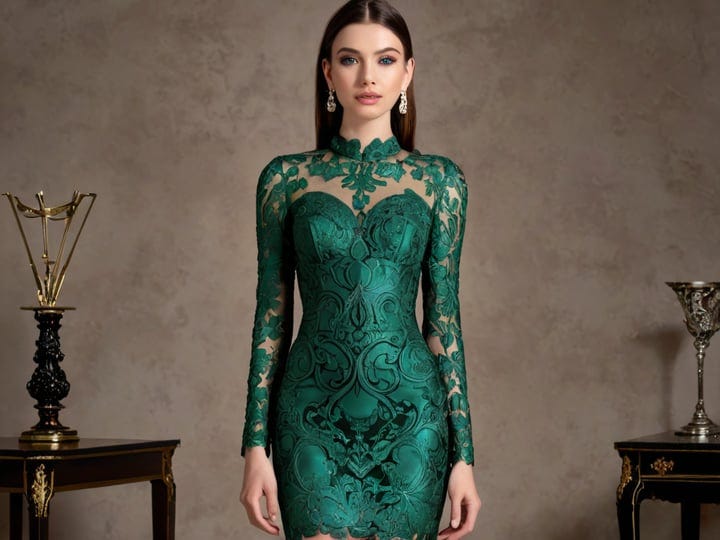 Green-Cocktail-Dress-With-Sleeves-6