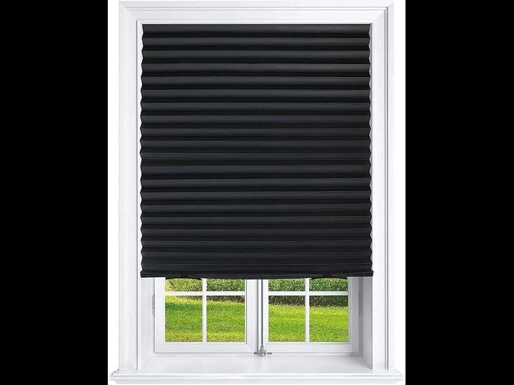 mirrotek-pleated-window-paper-shades-room-darkening-blinds-black-36-x-69-pack-of-6-temporary-shades-1
