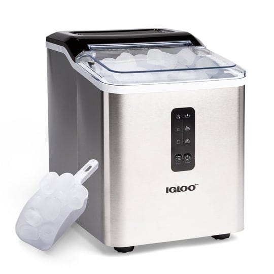 igloo-26-lb-automatic-self-cleaning-ice-maker-stainless-steel-1