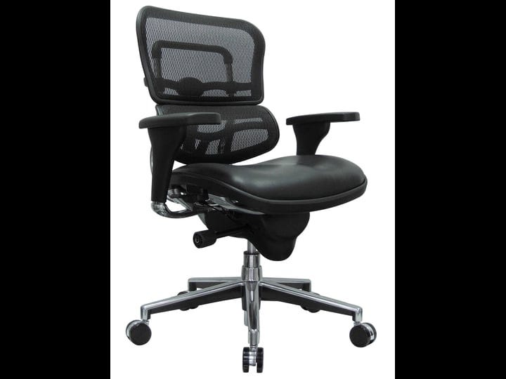 eurotech-ergohuman-mid-back-mesh-leather-chair-black-chrome-1