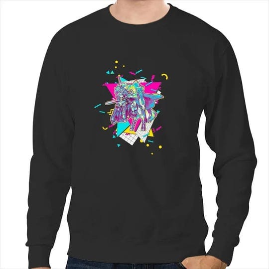 last180days-baronne-de-fleur-90s-graphic-design-sweatshirts-black-xs-adult-unisex-1