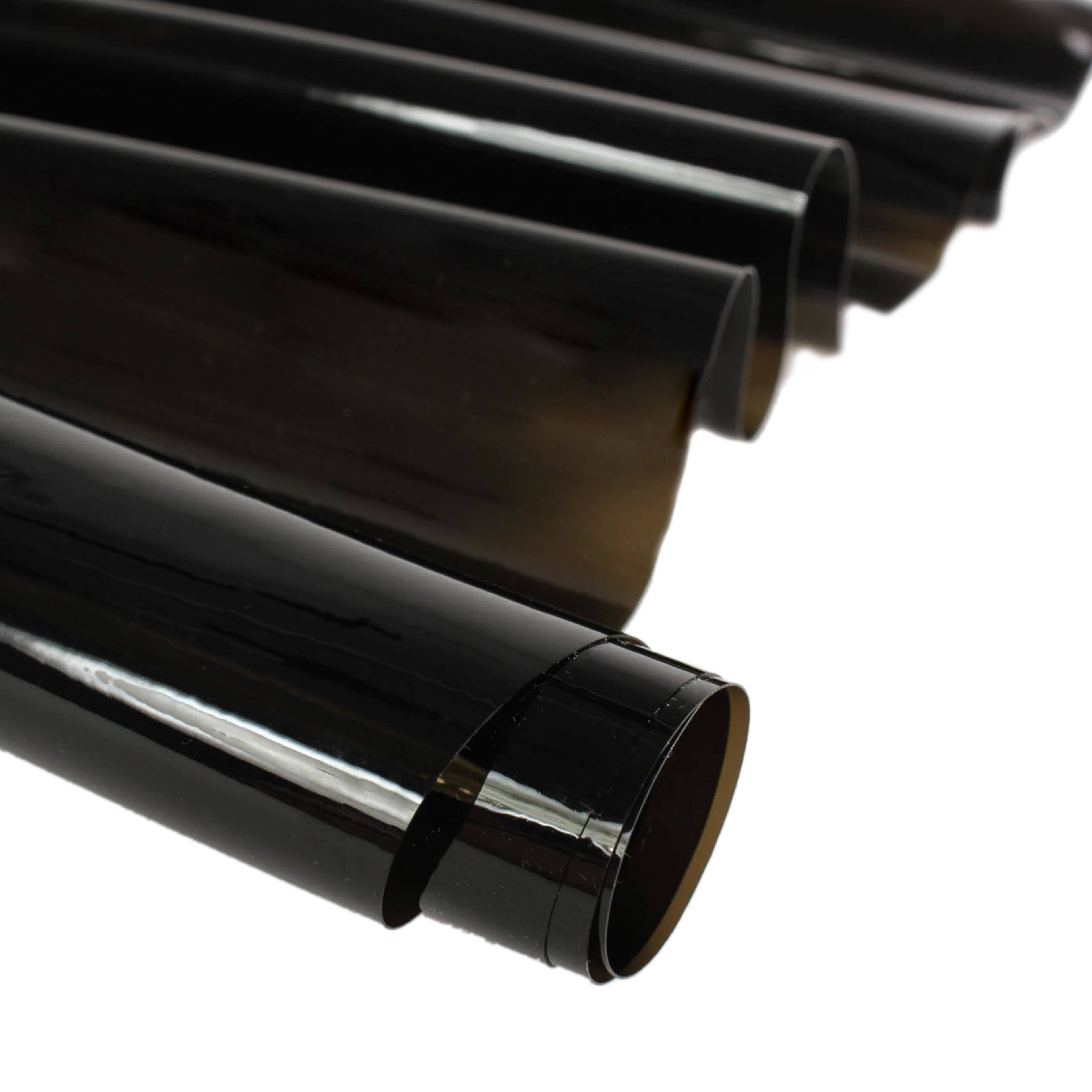 Richloom 12 Gauge Translucent Black Vinyl Fabric | Image