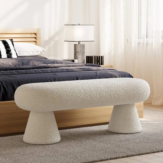 modern-white-boucle-bedroom-bench-upholstered-long-bench-with-2-legs-1