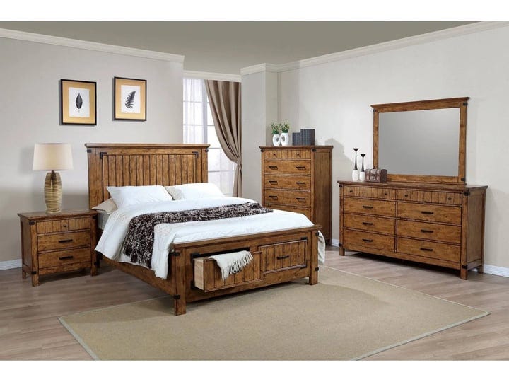 brenner-storage-bedroom-set-rustic-honey-coaster-queen-4-piece-1