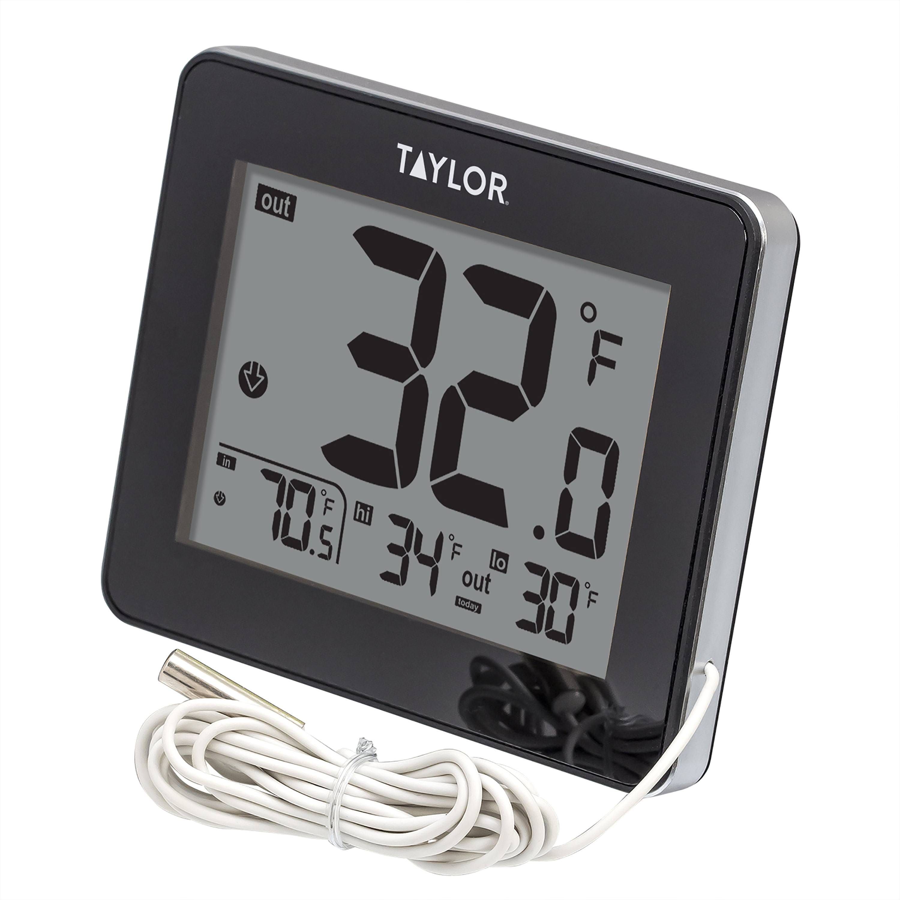 Outdoor Wall-Mounted Thermometer with LCD Display | Image