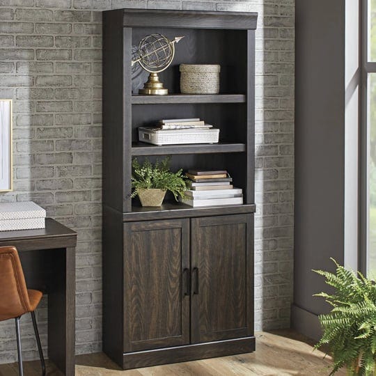 better-homes-gardens-glendale-5-shelf-bookcase-with-doors-dark-oak-finish-1