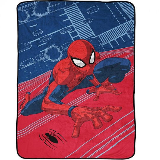 marvel-spider-man-46-x-60-in-spidey-wall-crawling-character-throw-blanket-red-1