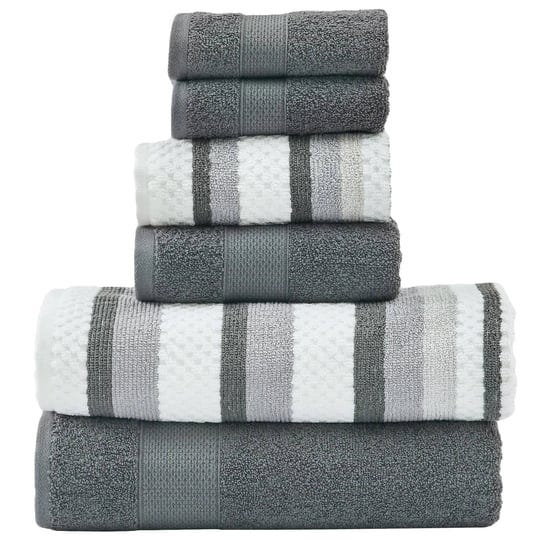 modern-threads-pax-6-piece-yarn-dyed-jacquard-towel-set-coal-1