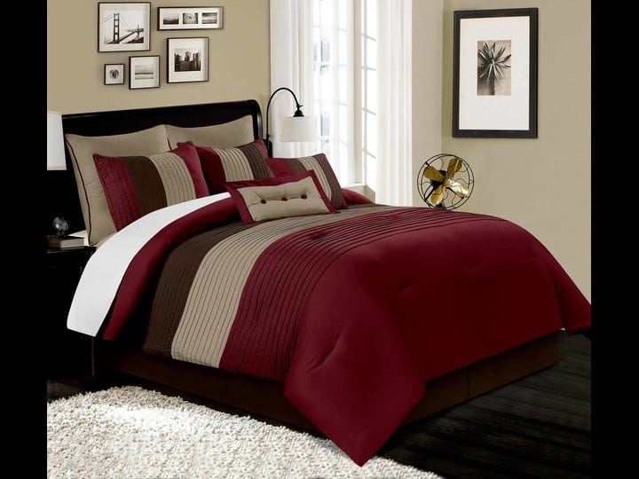 chezmoi-collection-loft-8-piece-luxury-striped-comforter-set-queen-burgundy-coffee-brown-1