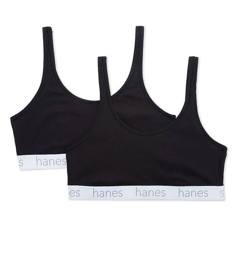 hanes-originals-ultimate-stretch-cotton-womens-scoopneck-bralette-2-pack-dho102-large-black-1