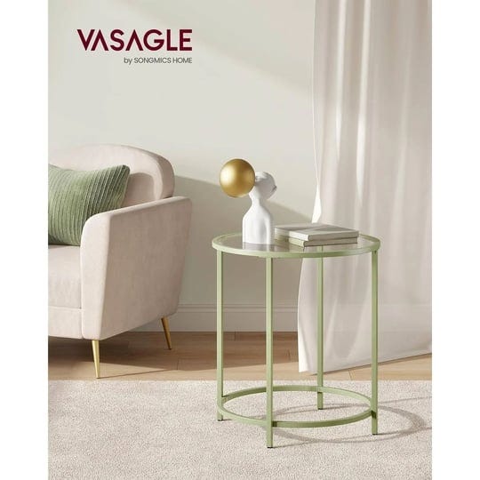 vasagle-round-side-table-glass-end-table-1