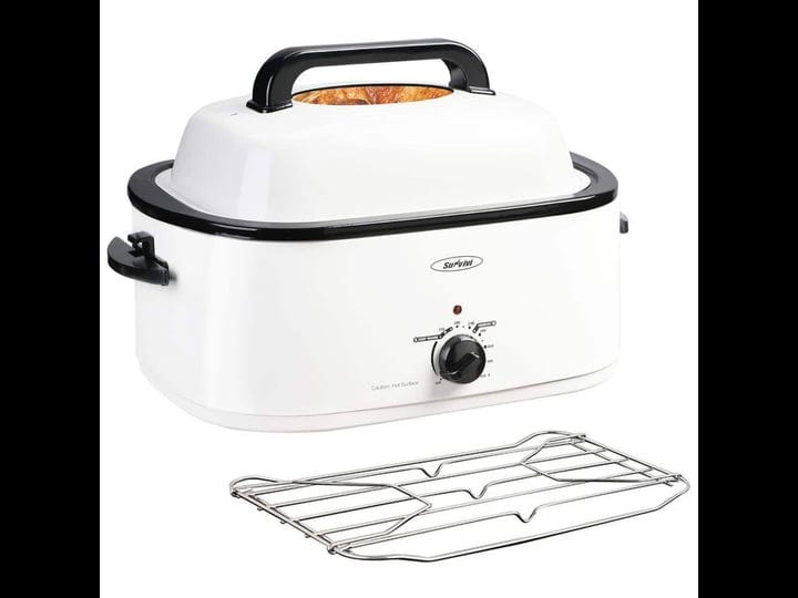 22-qt-kitchen-white-roaster-oven-stainless-steel-electric-turkey-fryer-with-see-through-lid-1