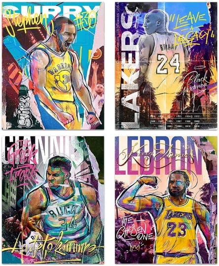 niiorty-basketball-stars-wall-art-graffiti-basketball-art-prints-stephen-curry-giannis-antetokounmpo-1