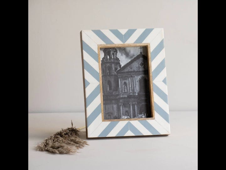 foreside-home-garden-5x7-inches-blue-wood-resin-glass-photo-frame-1