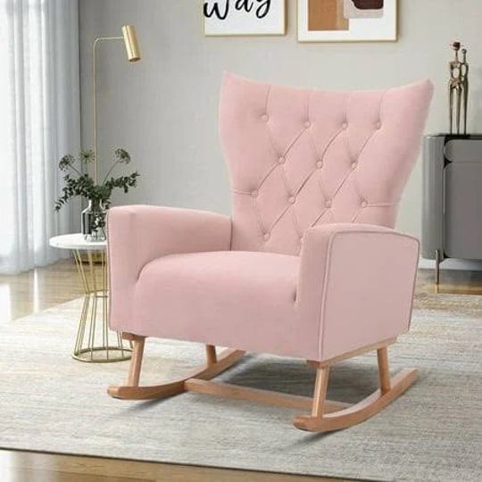 vintage-cozy-style-velvet-fabric-tufted-button-upholstered-rocking-chair-with-high-back-for-bedroom--1