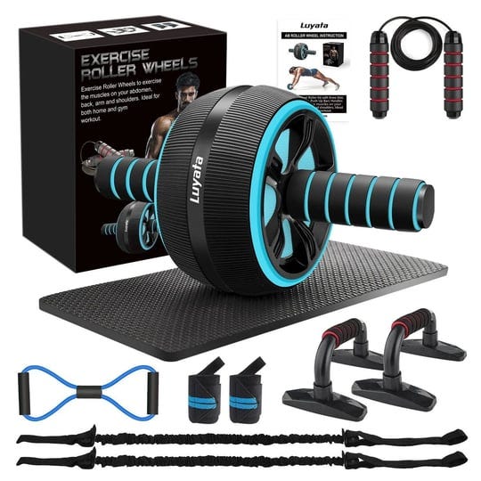 luyata-10-in-1-ab-wheel-roller-kit-with-resistance-bands-knee-mat-jump-rope-push-up-bar-home-gym-equ-1