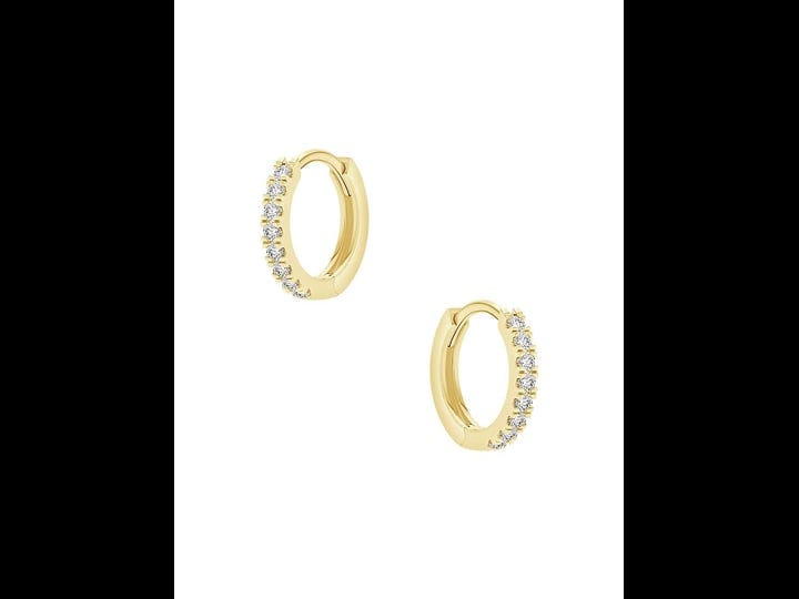 saks-fifth-avenue-womens-14k-yellow-gold-0-1-tcw-diamond-huggie-hoop-earrings-1