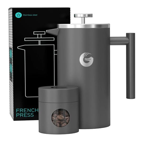 coffee-gator-large-french-press-coffee-maker-vacuum-insulated-stainless-steel-gray-1