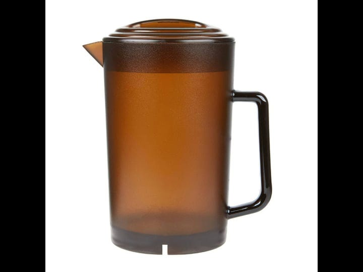 g-e-t-p-3064-1-a-ec-bpa-free-shatterproof-plastic-ice-tea-pitcher-with-lid-2-quart-64-ounce-amber-1--1