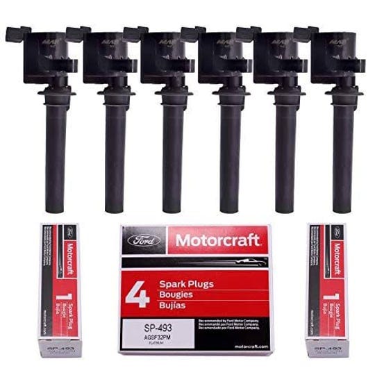 motorcraft-set-of-6-spark-plugs-sp493-agsf32pm-platinum-mas-ignition-coils-pack-compatible-with-ford-1