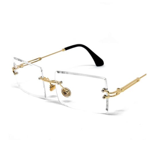 street-knitted-luxury-rimless-designer-square-retro-gold-wire-metal-frame-clear-lens-eye-glasses-uni-1