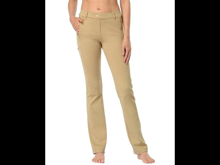 hde-yoga-dress-pants-for-women-straight-leg-pull-on-pants-with-8-pockets-khaki-s-regular-womens-size-1