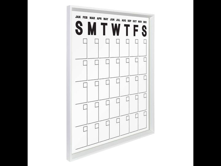 kate-and-laurel-calter-framed-erasable-acrylic-monthly-wall-calendar-25-5x31-5-white-1