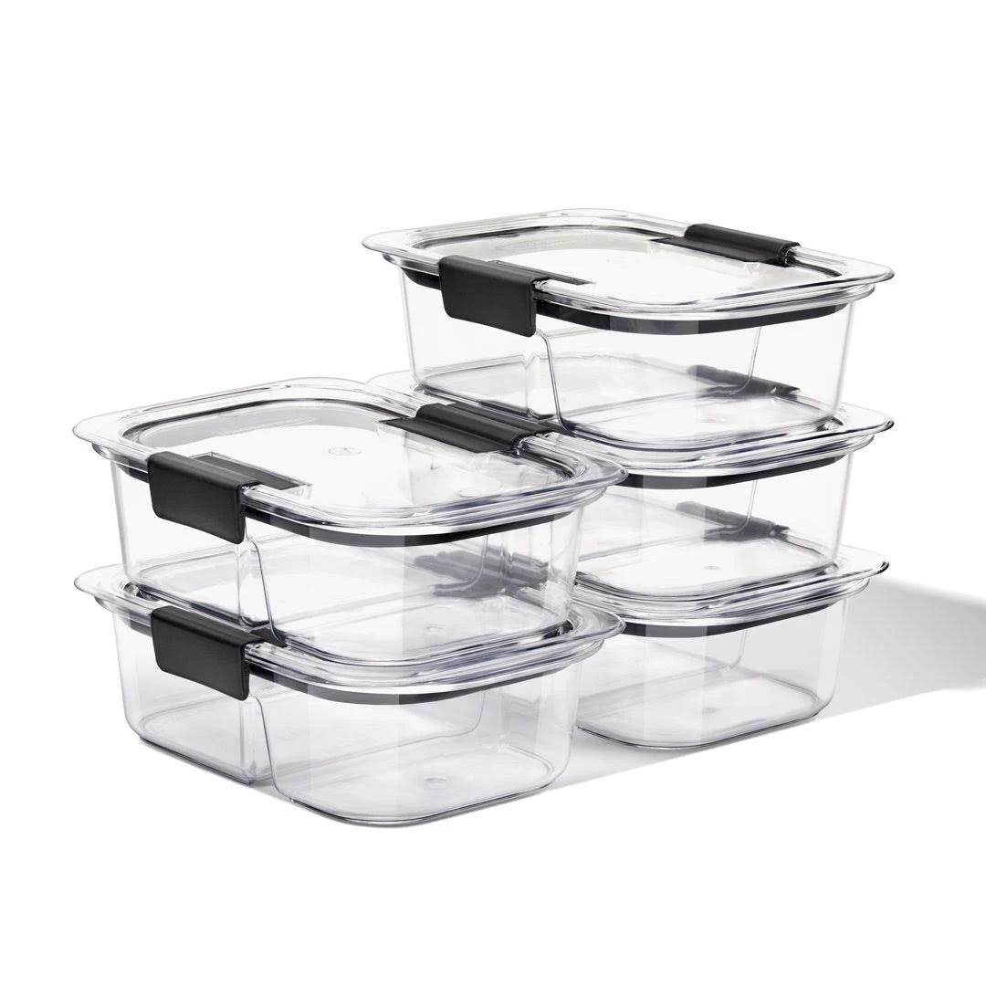 Rubbermaid Brilliance BPA-Free Food Containers for Lunch and Meal Prep | Image