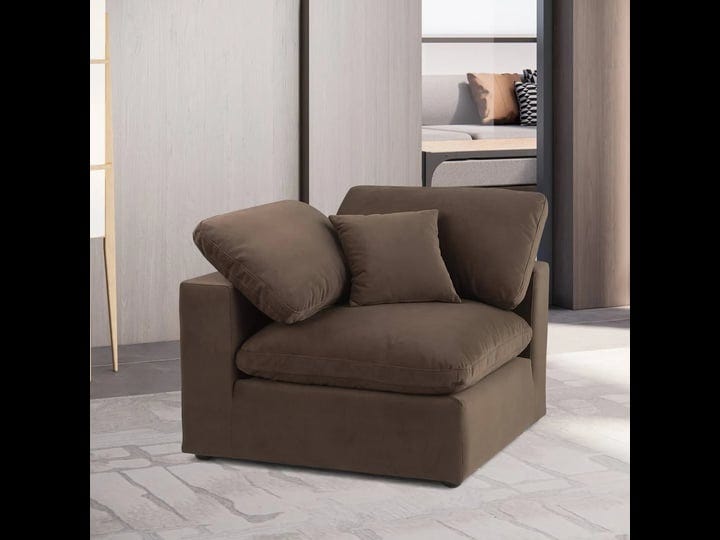 meridian-furniture-comfy-brown-velvet-corner-chair-189brown-corner-1