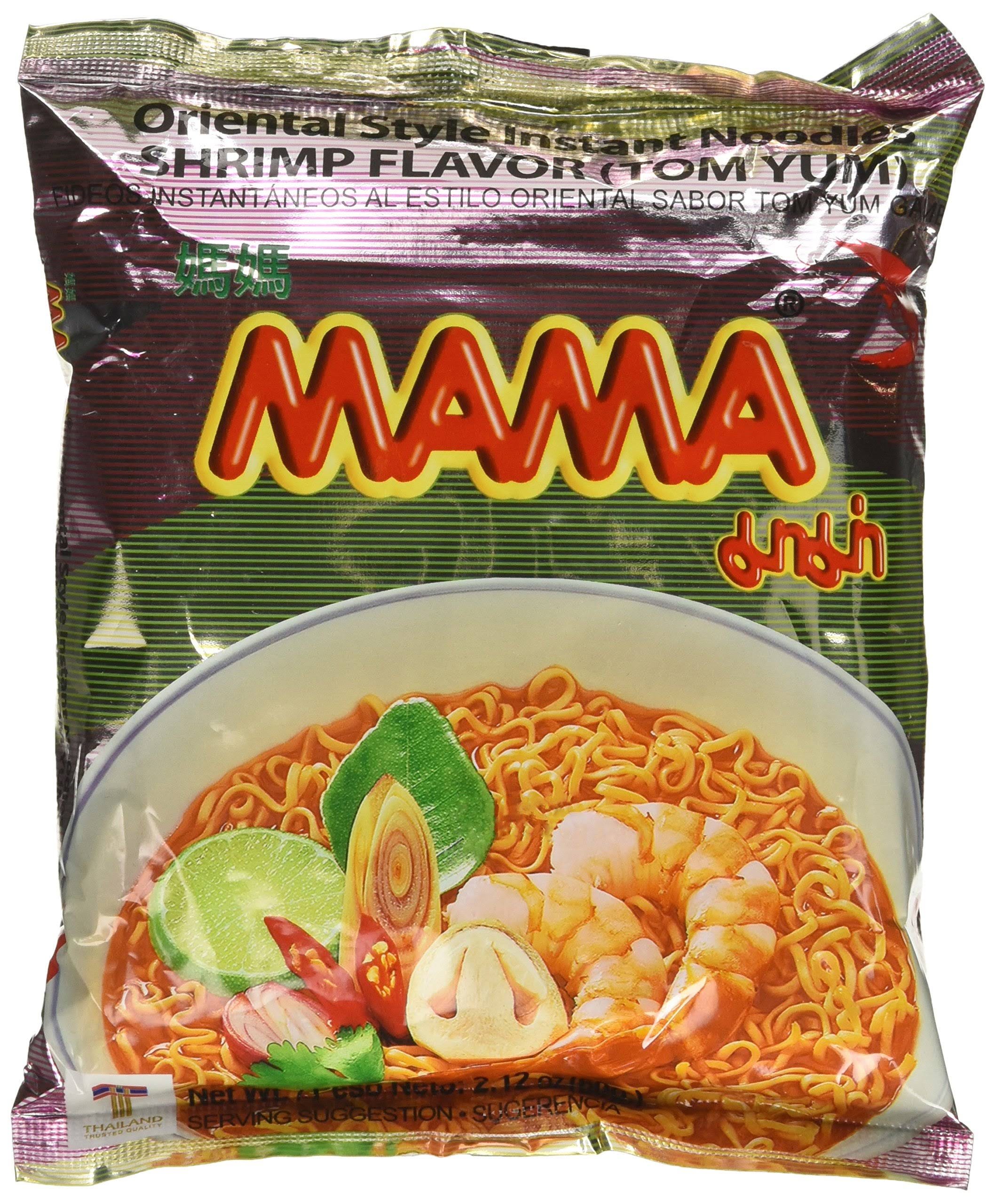 Mama Tom Yum Shrimp Flavored Instant Noodles (30 Pack) | Image