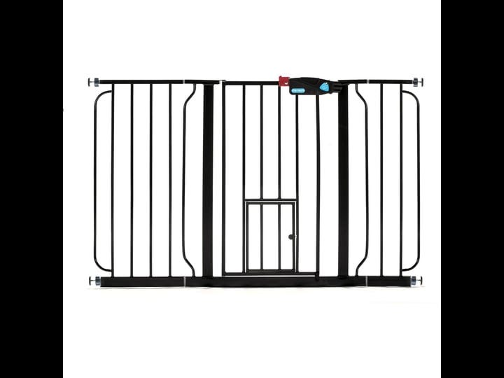 carlson-extra-wide-gate-for-pet-with-door-black-1