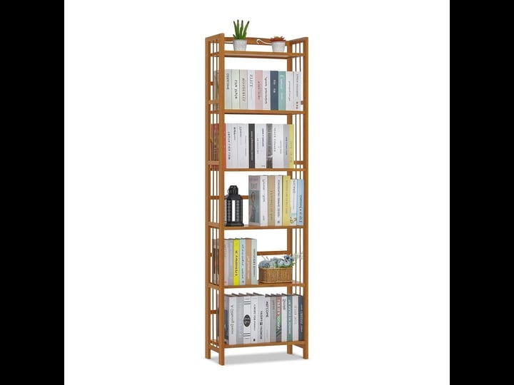 monibloom-tall-6-tier-bookshelf-bamboo-multifunction-free-standing-narrow-storage-bookcase-display-s-1