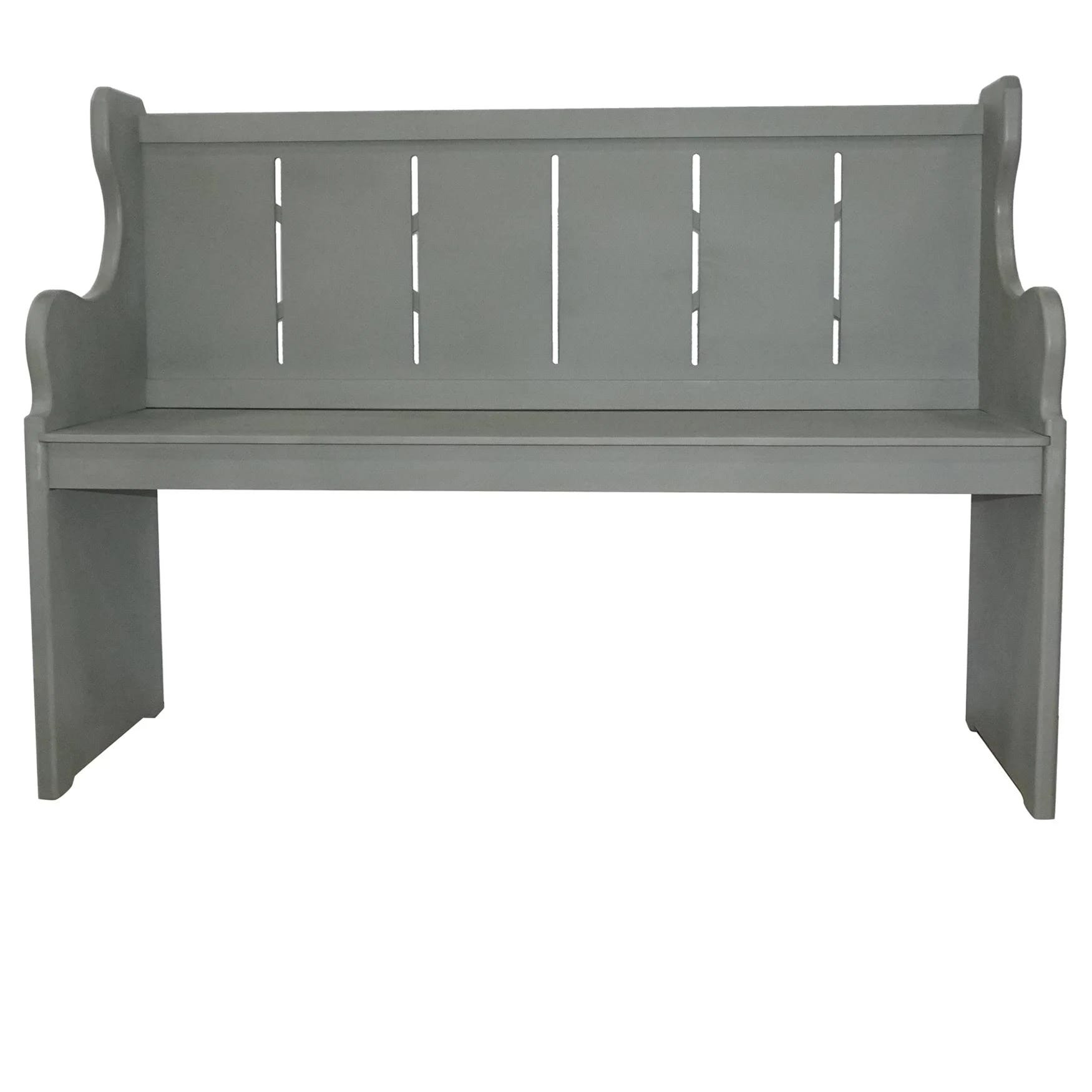 Farmhouse Country Bench for Entryway or Dining Room | Image