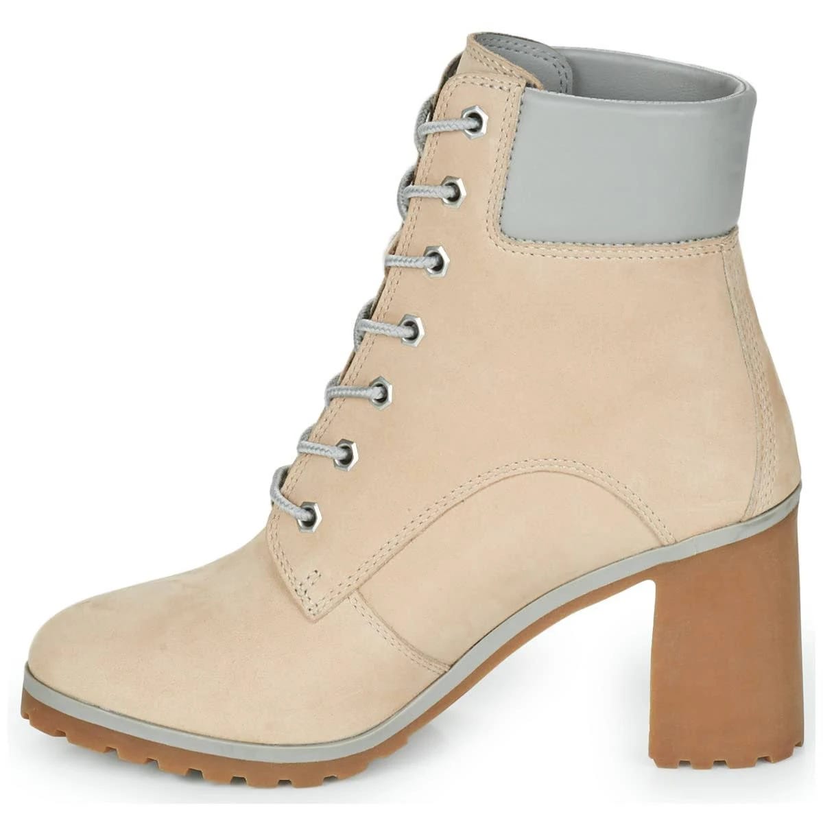 Elegant Grey Timberland Women's Allington Lace-Up Boots | Image