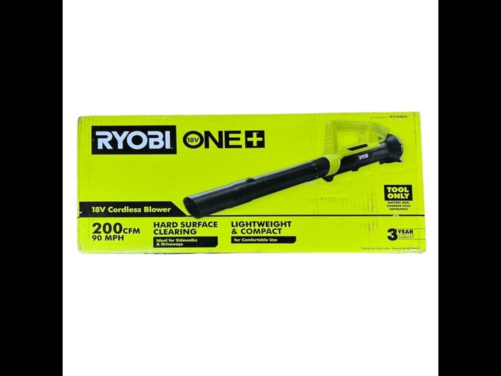 ryobi-one-90-mph-200-cfm-18-volt-lithium-ion-cordless-leaf-blower-tool-only-1
