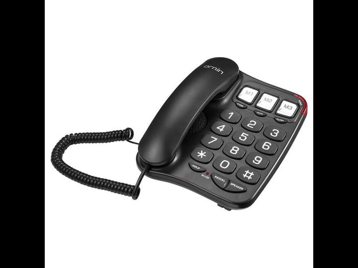 ornin-s016-big-button-corded-telephone-with-speaker-hearing-aid-compatible-for-seniors-black-1