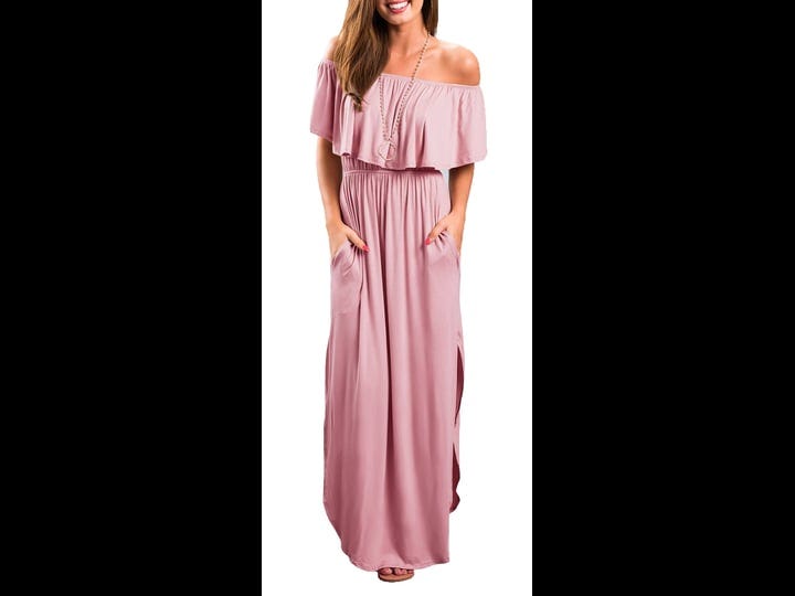 thanth-womens-off-the-shoulder-ruffle-party-dresses-side-split-beach-maxi-dress-pink-s-1