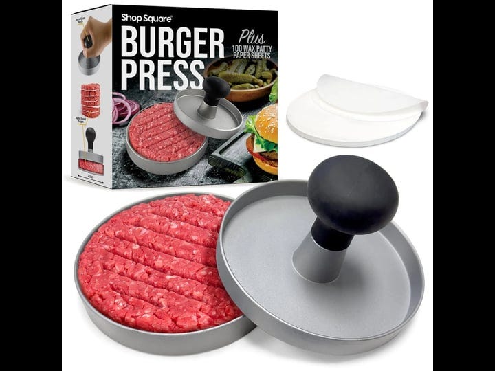 shop-square-burger-press-patty-maker-with-100-patty-papers-non-stick-hamburger-patty-maker-with-parc-1