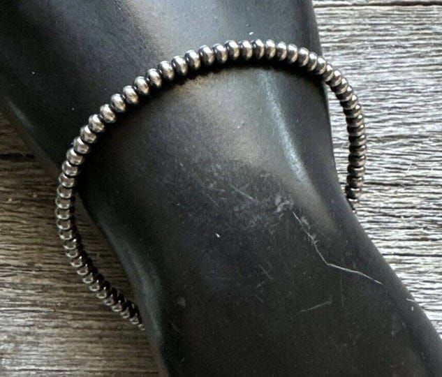 flat-saucer-3mm-7-5-inch-925-sterling-silver-pearls-bead-bracelet-southwestern-1