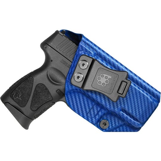 taurus-g3c-g2c-g2s-millennium-g2-pt111-pt140-iwb-holster-police-blue-carbon-fiber-right-hand-draw-iw-1